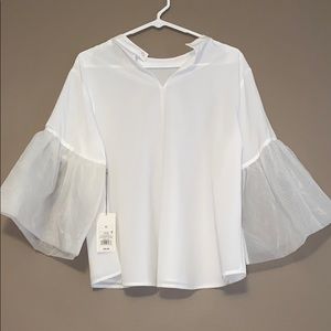 A New Day Flowy Sheer Top